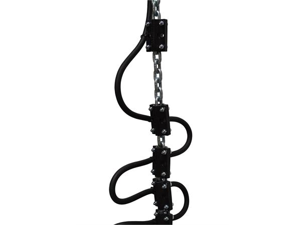 Chainslider, medium, black, low friction 5,5-7,5mm, Scan-Rig 