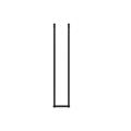 Freedom Down rigger set H 200x 30 cm with 1x tube