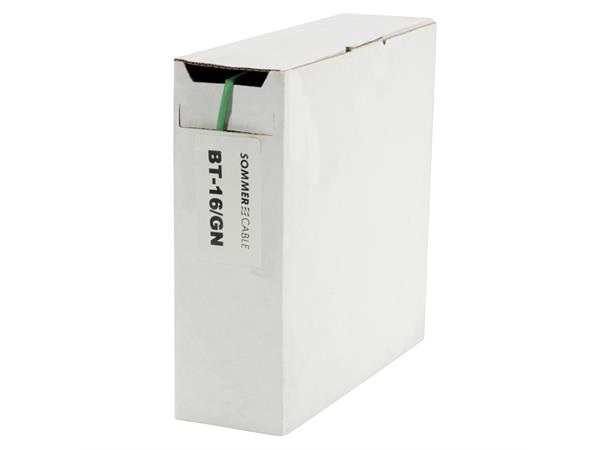 Heat shrink tub.-Box. 1,6mm Shrink-on tube 10m | green