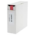Heat shrink tub.-Box. 9,5mm Shrink-on tube 5m | red
