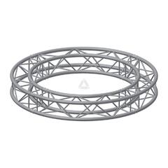 CIRCLE H30V-R=200 4PIECES BLACK HR - Circles maintube 48x3 RAL9005