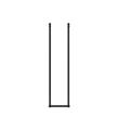 Freedom Down rigger set H 200x 40 cm with 1x tube
