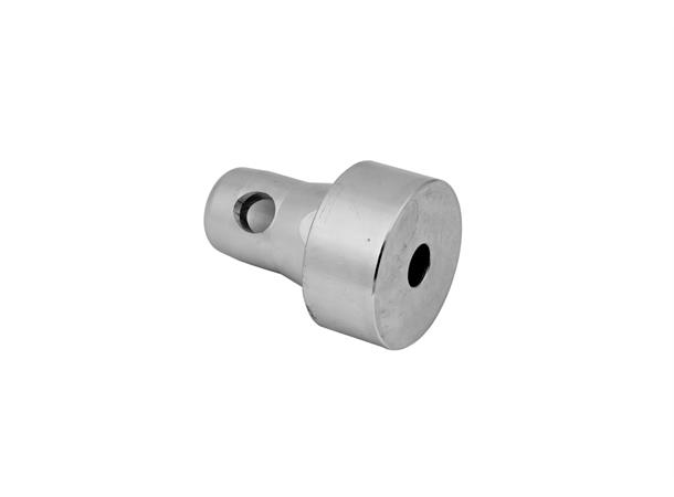 HALF CPLR STEEL 600, 23,5MM OFFSET, M12 Fittings couplers CCS6