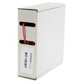 Heat shrink tub.-Box. 1,6mm Shrink-on tube 10m | red