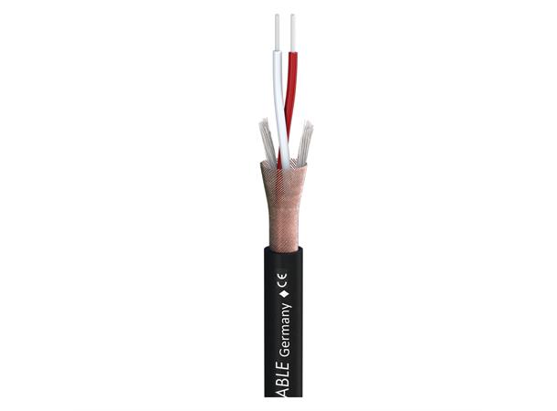 Microphone Cable SC-Silver Stage 2 x 0,22 mm², Soft PVC Ø 6,40 mm