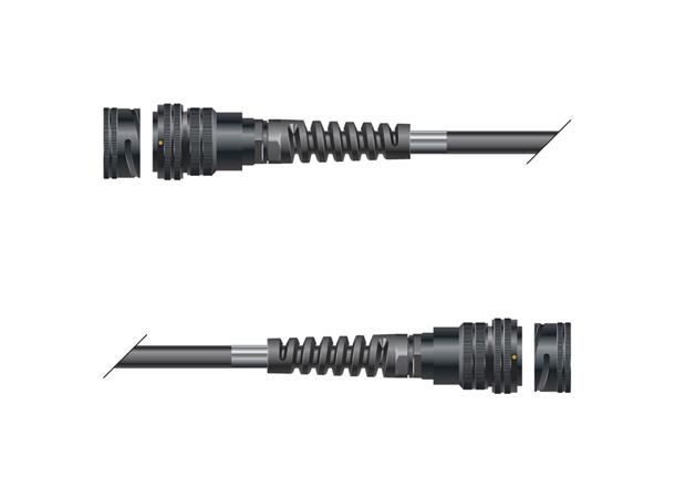 Multicorekabel Quantum, sort, 60,00m Multicore cable with round LK-connector 