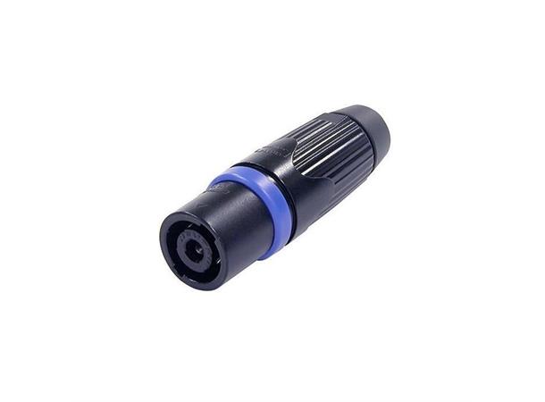 Neutrik NLT4MXX-BAG Speakon plugg 4P STX Lodding Han Sort 