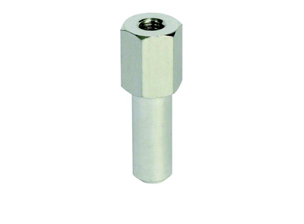 M10 FEMALE 16mm SPIGOT M10 FEMALE 16mm SPIGOT (aluminium)