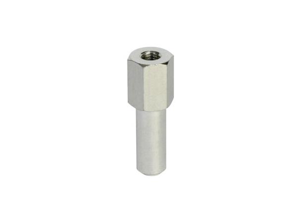 M12 FEMALE 16mm SPIGOT M12 FEMALE 16mm SPIGOT (aluminium)
