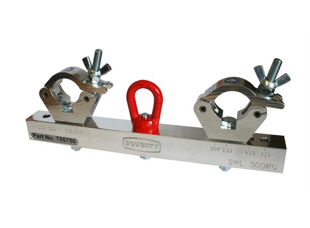 SOLID HANGING TRUSS ADAPT HANGING TRUSS ADAPTOR silver 500kg 
