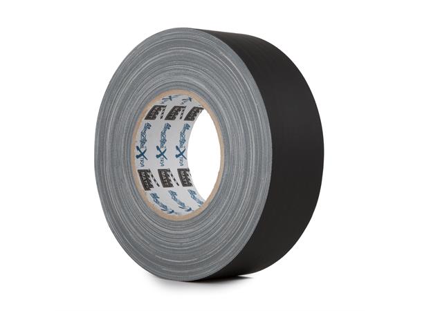 MAGTAPE XTRA MATT, Sort, 25mm x 50m Extra Matt Gaffa Tape 