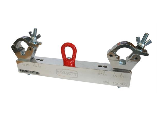 SOLID HANGING TRUSS ADAPT. HANGING TRUSS ADAPTOR silver 1000kg 