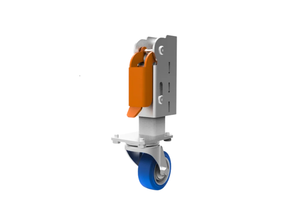 Lifting wheel with 80 mm rotating castor 