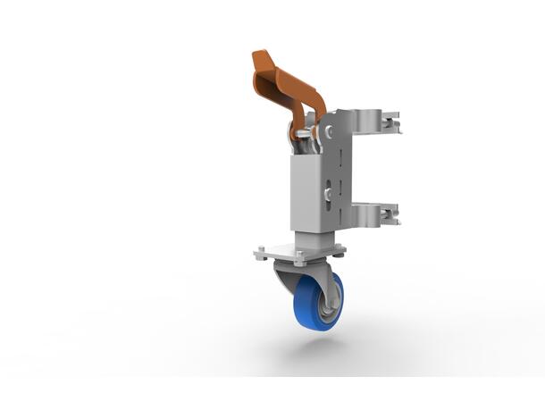 Lifting wheel with 80 mm rotating castor 