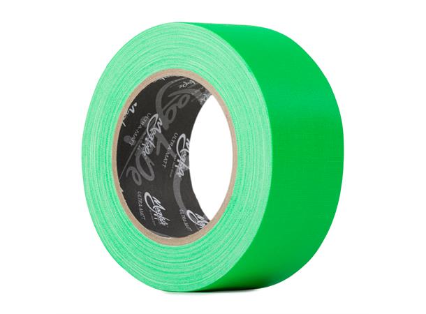 MAGTAPE ULTRA FLUORESCENT, Grønn, 25mm Miljøvennlig Matt Gaffa Tape, 25mmx25m 