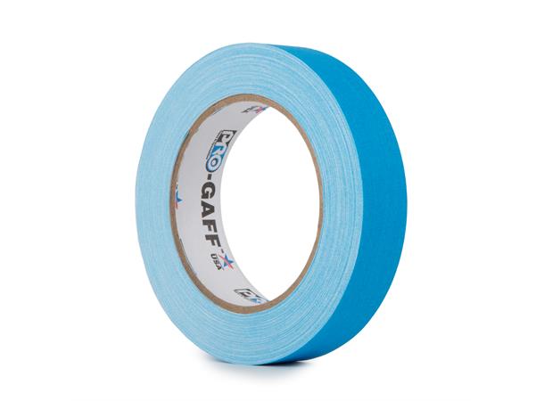 PRO FLUORESCENT, FLB Blå, 24mm x 22.8m Gaffa Tape for oppmerking 