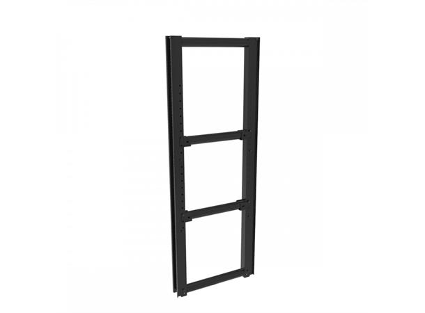 Sidelight tower asymmetrical H203x L80 2x castor/ 2x castor w/brake 