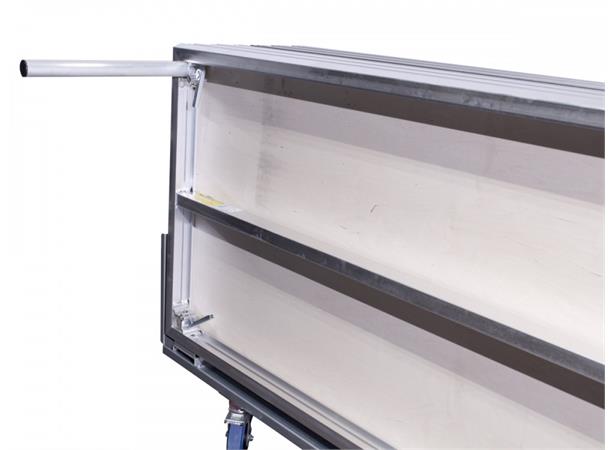 Stage deck dolly basic 2 meter Assembled with 4x castor with brake 