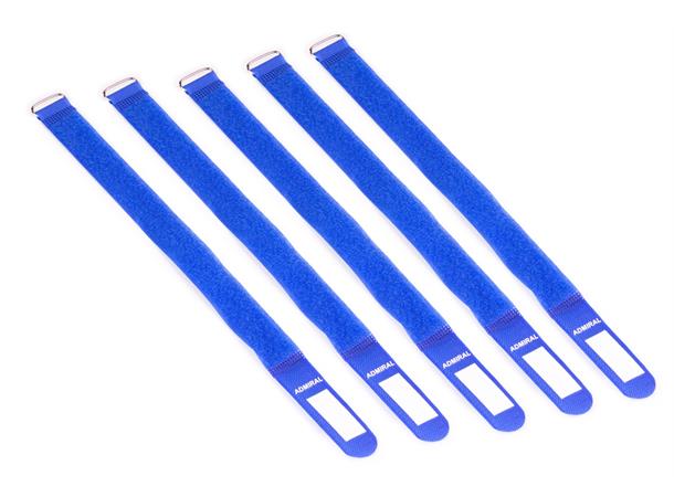 Cable wrap 38cm blue 5 p. Cable wrap 38cm blue 5 pieces