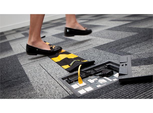 Carpet Crawler™ Black Minimise trip hazards cableguard