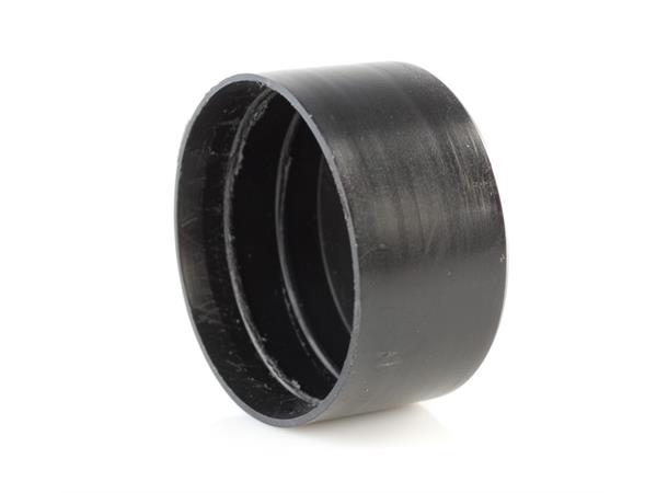 Cover for grid tube round 50mm black