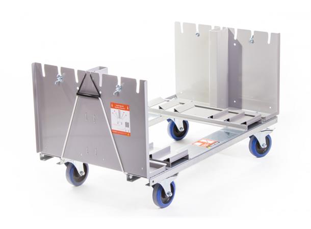 Stage deck dolly basic 1 meter Assembled with 4x castor with brake