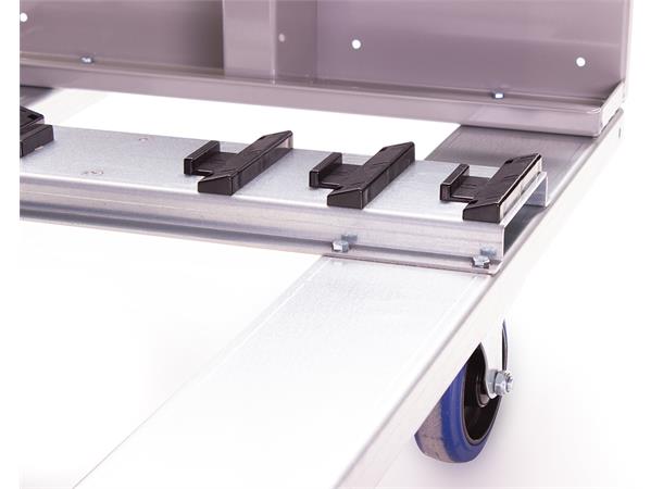 Stage deck dolly basic 1 meter Assembled with 4x castor with brake 