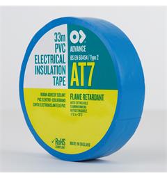 Advanced PVC Tape, Blå, 19mm x 33m Elektrisk isolerende tape.