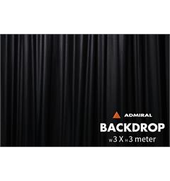 Backdrop 320 g/m² 3m width x 3m height black