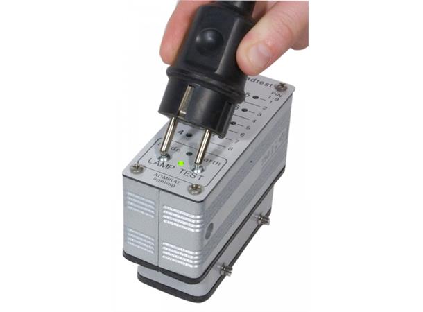 Lamp and cable tester for multibars and lamps