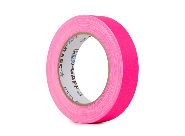 PRO FLUORESCENT, FLR Rosa, 24mm x 22.8m Gaffa Tape for oppmerking 