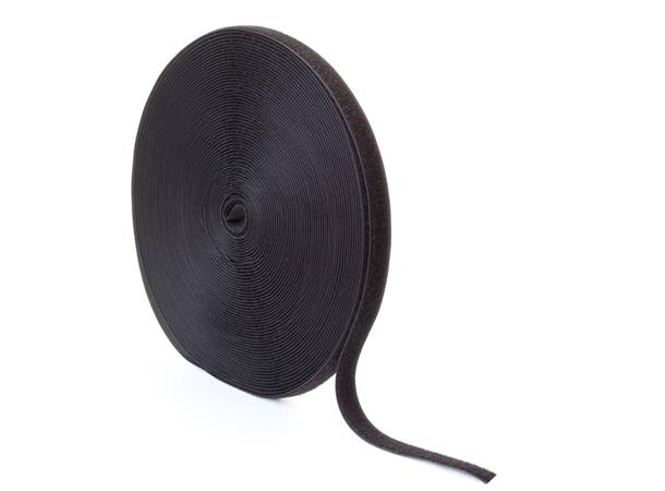 Velcro non-adhesive loop fastener 25 m x 20 mm black 