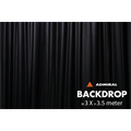 Backdrop 320 g/m² 3m width x 3.5m height black