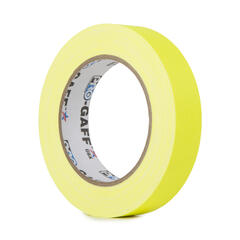 PRO FLUORESCENT, FLG Gul, 24mm x 22.8m Gaffa Tape for oppmerking