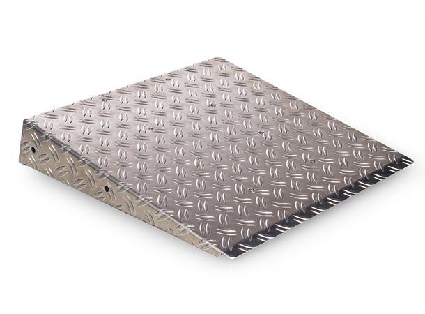 Ramp slope aluminum 50 cm wide, rampe overgang til bakken 