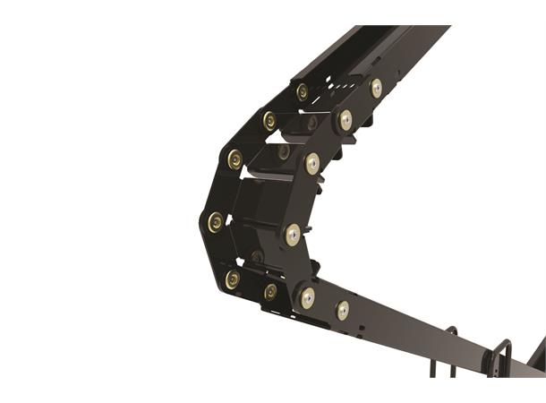 Cable guide Snake 2 m Cable guide Snake height 5 m black