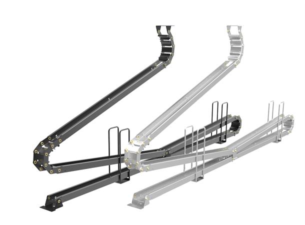 Cable guide Snake 2 m Cable guide Snake height 5 m black