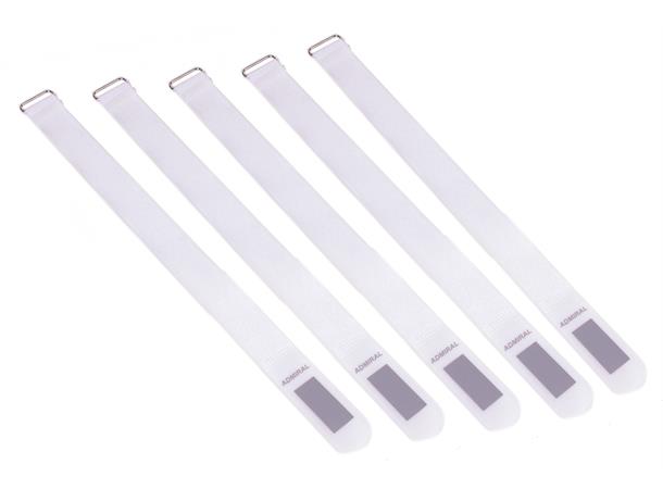 Cable wrap 38cm white 5 p. Cable wrap 38cm white 5 pieces