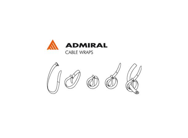 Cable wrap 55cm black 5 p. Cable wrap 55cm black 5 pieces 