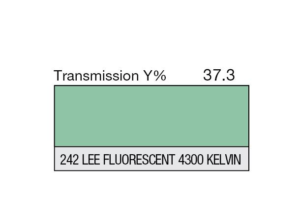 Lee Fluor. 4300K Rolls 242 Lee Fluor. 4300K 