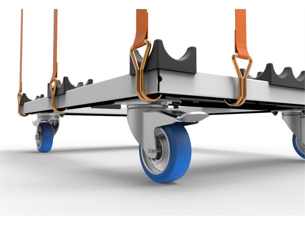 Truss Dolly Strong Boy combi with 4x 100mm castor with brake 