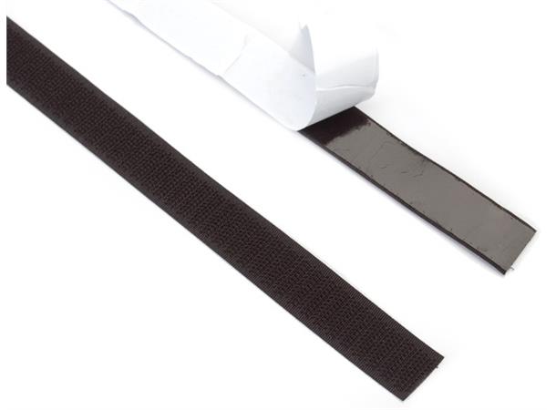 Velcro tape Velcro tape, hook 6 m x 20 mm black 