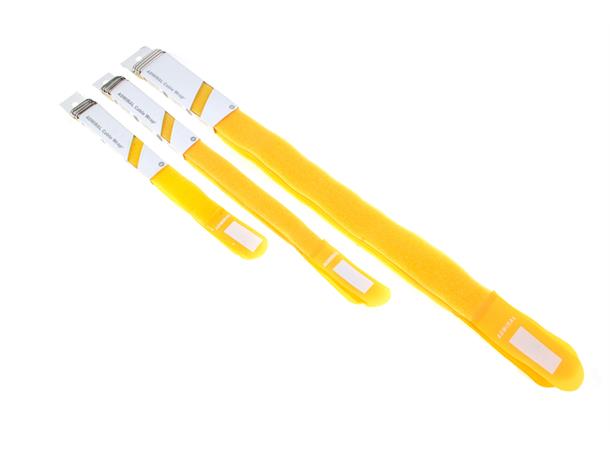 Cable wrap 26cm yellow 5 p. Cable wrap 26cm yellow 5 pieces