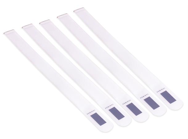 Cable wrap 55cm white 5 p. Cable wrap 55cm white 5 pieces