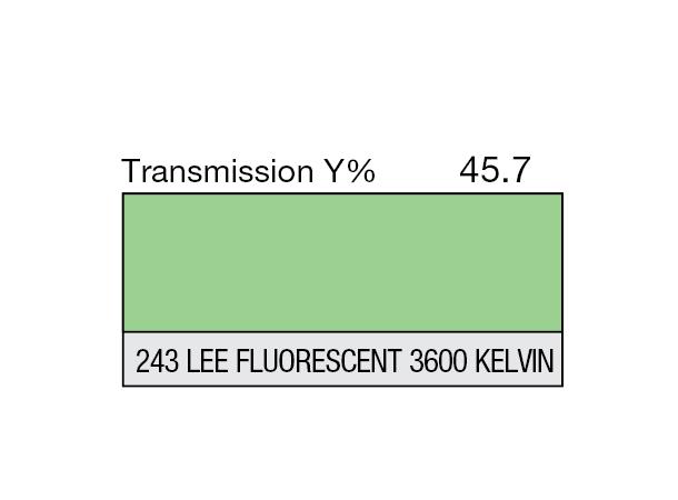 Lee Fluor. 3600K Rolls 243 Lee Fluor. 3600K
