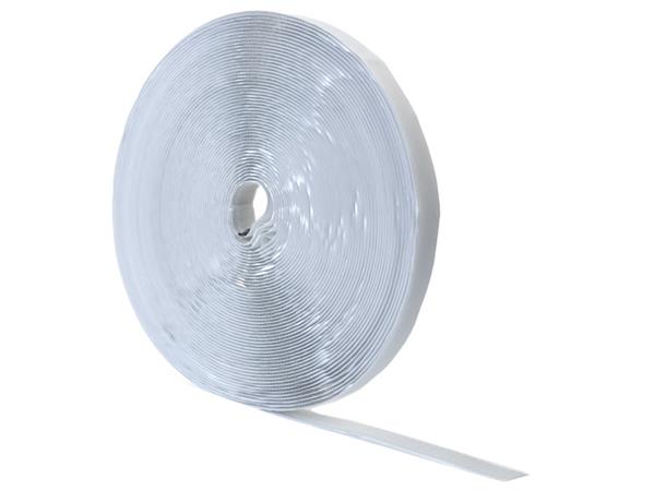 Velcro tape Velcro tape, hook 25 m x 20 mm grey