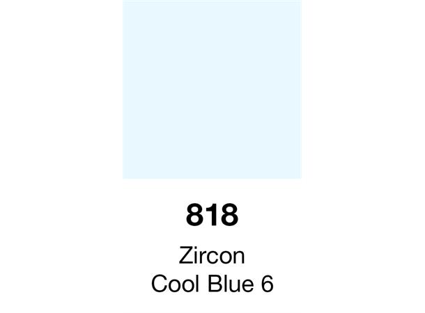 Zircon Cool Blue 6 Rolls 818 Zircon Cool Blue 6