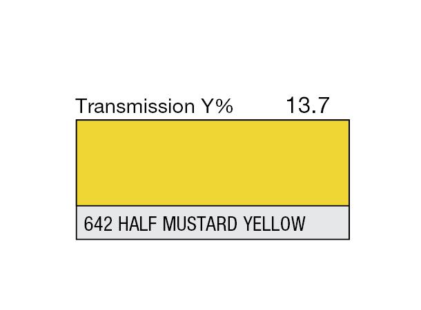1/2 Mustard Yellow Rolls 642 1/2 Mustard Yellow 