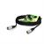 Network cable CAT7 PUR, sort,  5,00m Terminert Cat7 kabel. 