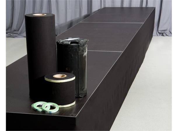 Velcro stage-polyester 25 m 80 cm black